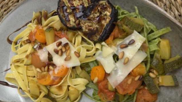 Das perfekte Dinner Rezepte - Pasta Fresca mit Weißweinsoße