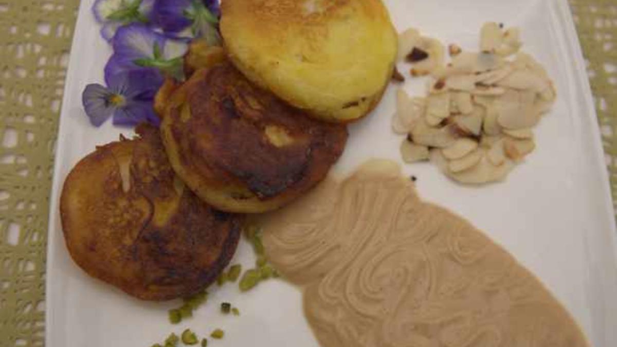 Das perfekte Dinner Rezepte - Apfel-Beignets mit aufgeschlagener ...