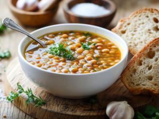 Linsensuppe nach Maria Staudt