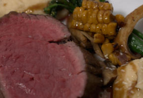 Filet vom bayrischen Jungbullen mit Petersilienwurzelpüree