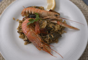 Meeresfrucht Paella