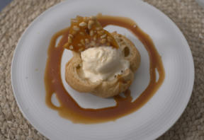 Crema Catalana Eis in Winbeutelnest