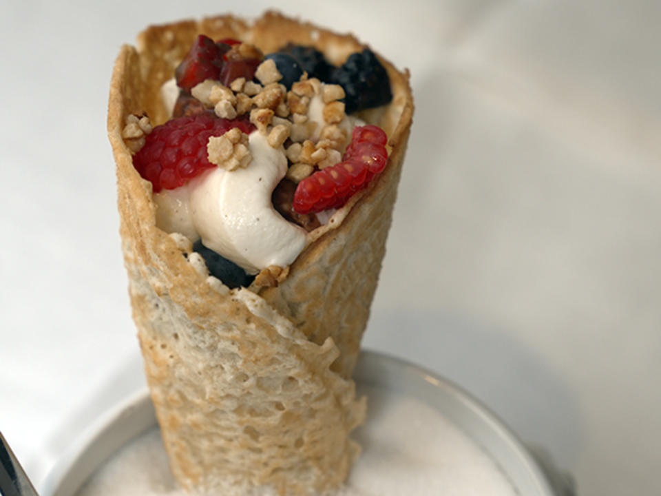 Mascarpone-Wölkchen im Knusperkleid