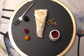 No-Bake & Yes-Tasty American Cheesecake mit Pistazien