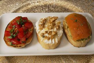 Dreierlei Bruschetta