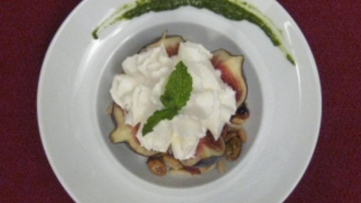 Das perfekte Dinner Rezepte - Ricotta-Feigen mit süßem Pesto und ...