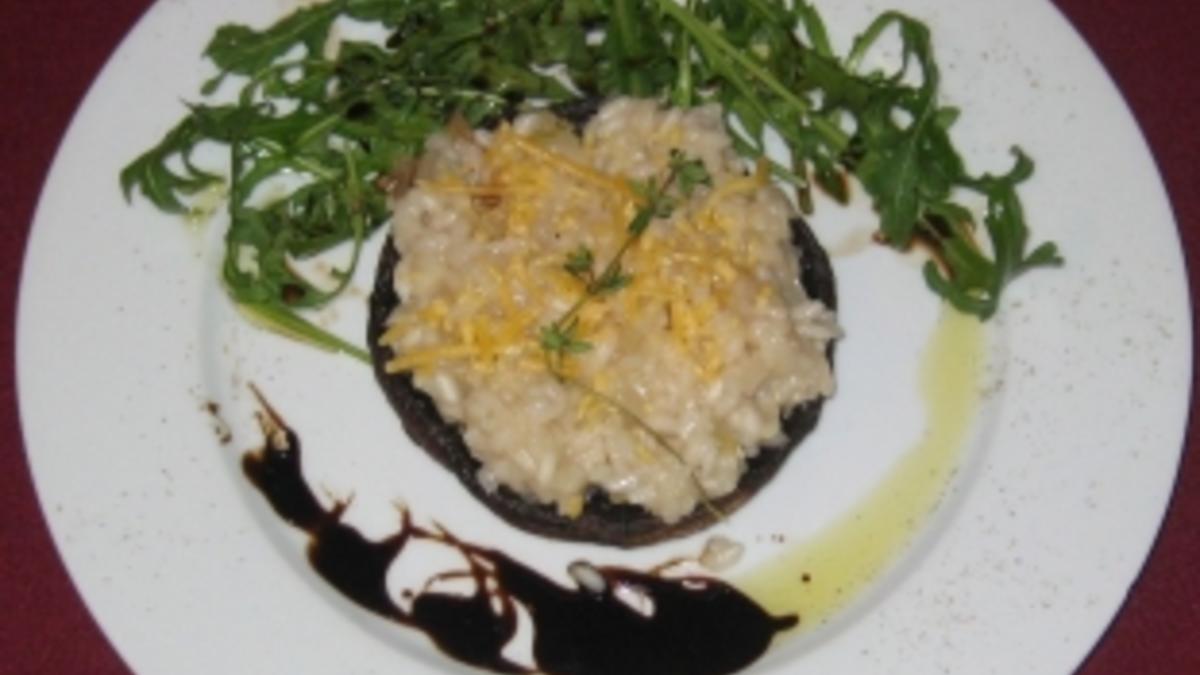 Das perfekte Dinner Rezepte - Portobellos mit Risotto gefüllt - Met ...