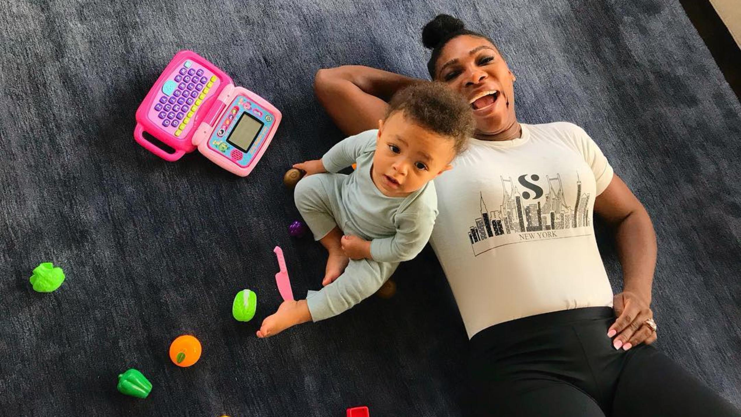 Mini-Me? Serena Williams und Tochter Alexis Olympia ...