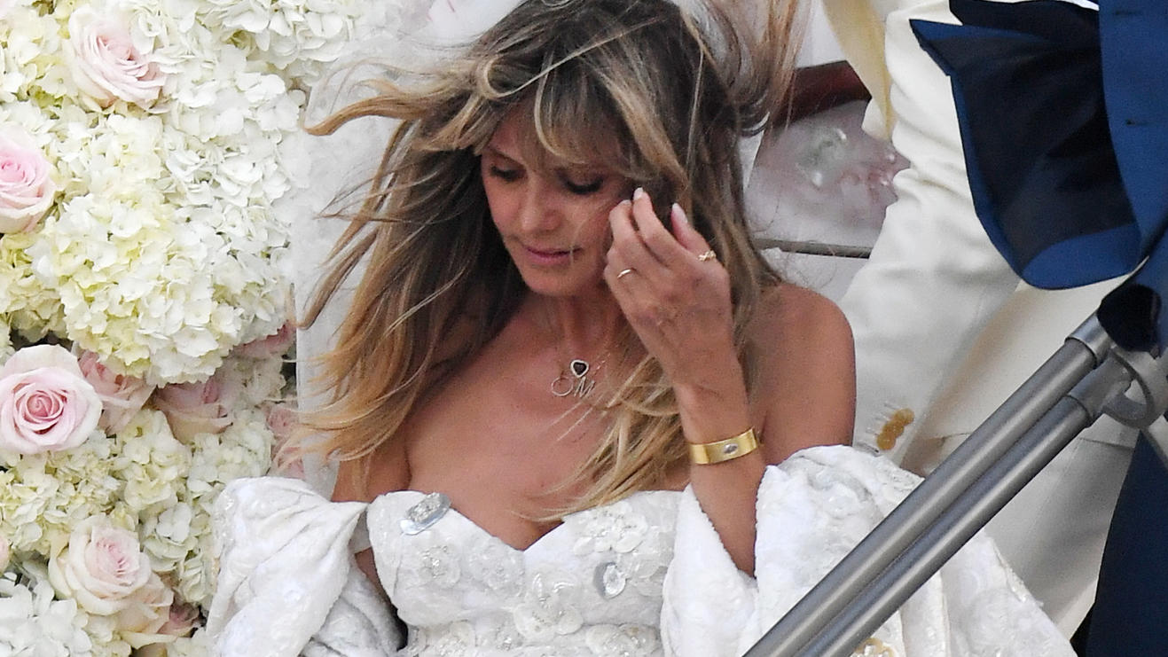 Hochzeit Von Heidi Klum Tom Kaulitz In Diesem Traumkleid Hat Sie Ja Gesagt