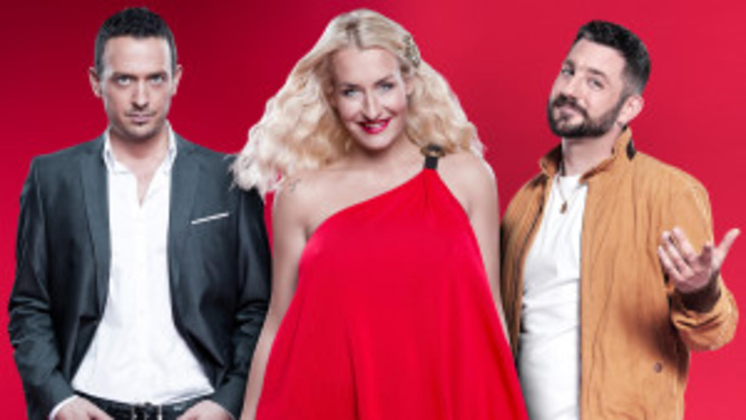 Die "X Factor"-Juroren Till Brönner, Sarah Connor und Das Bo.