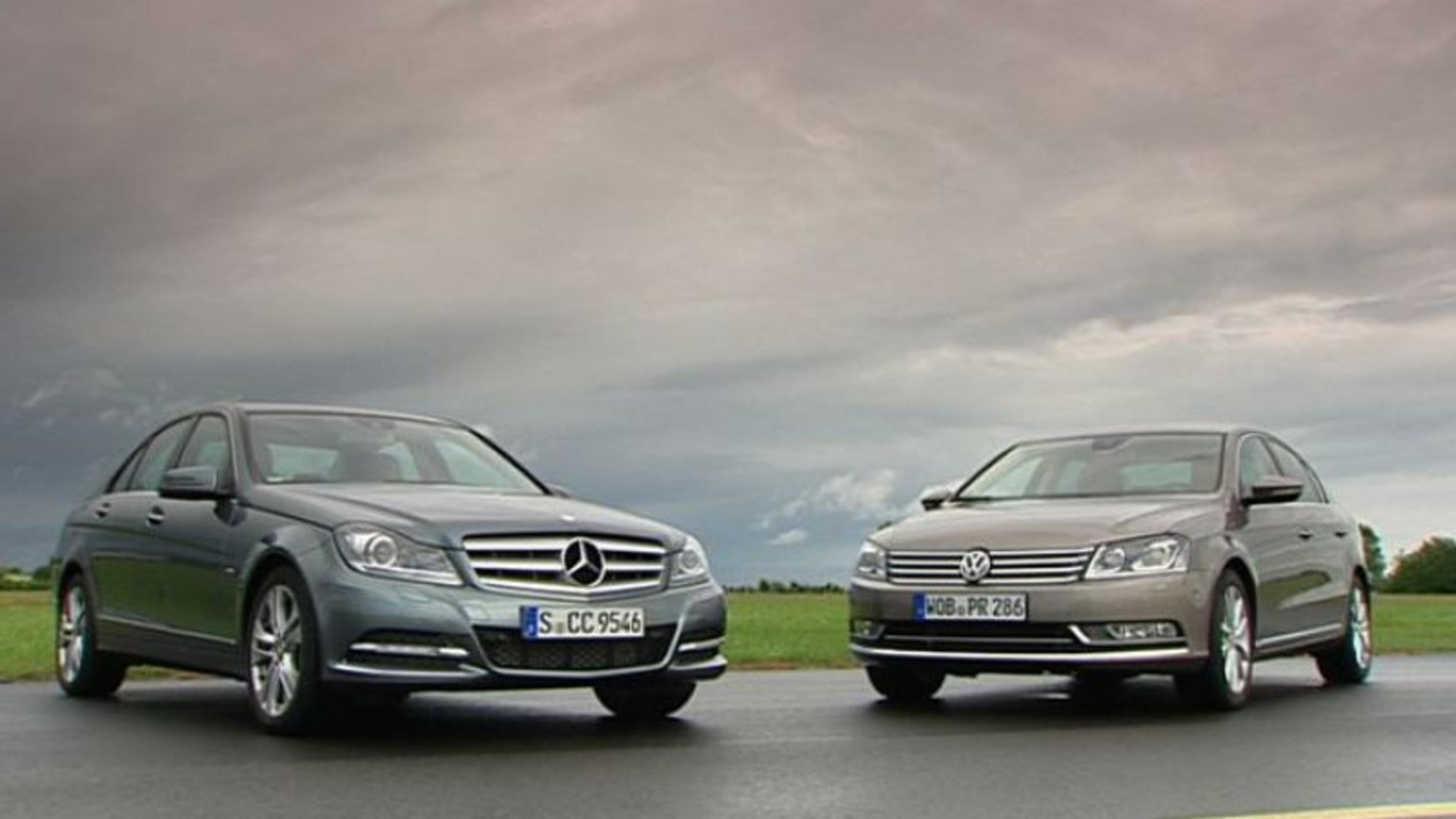 Mercedes C-Klasse vs. VW Passat