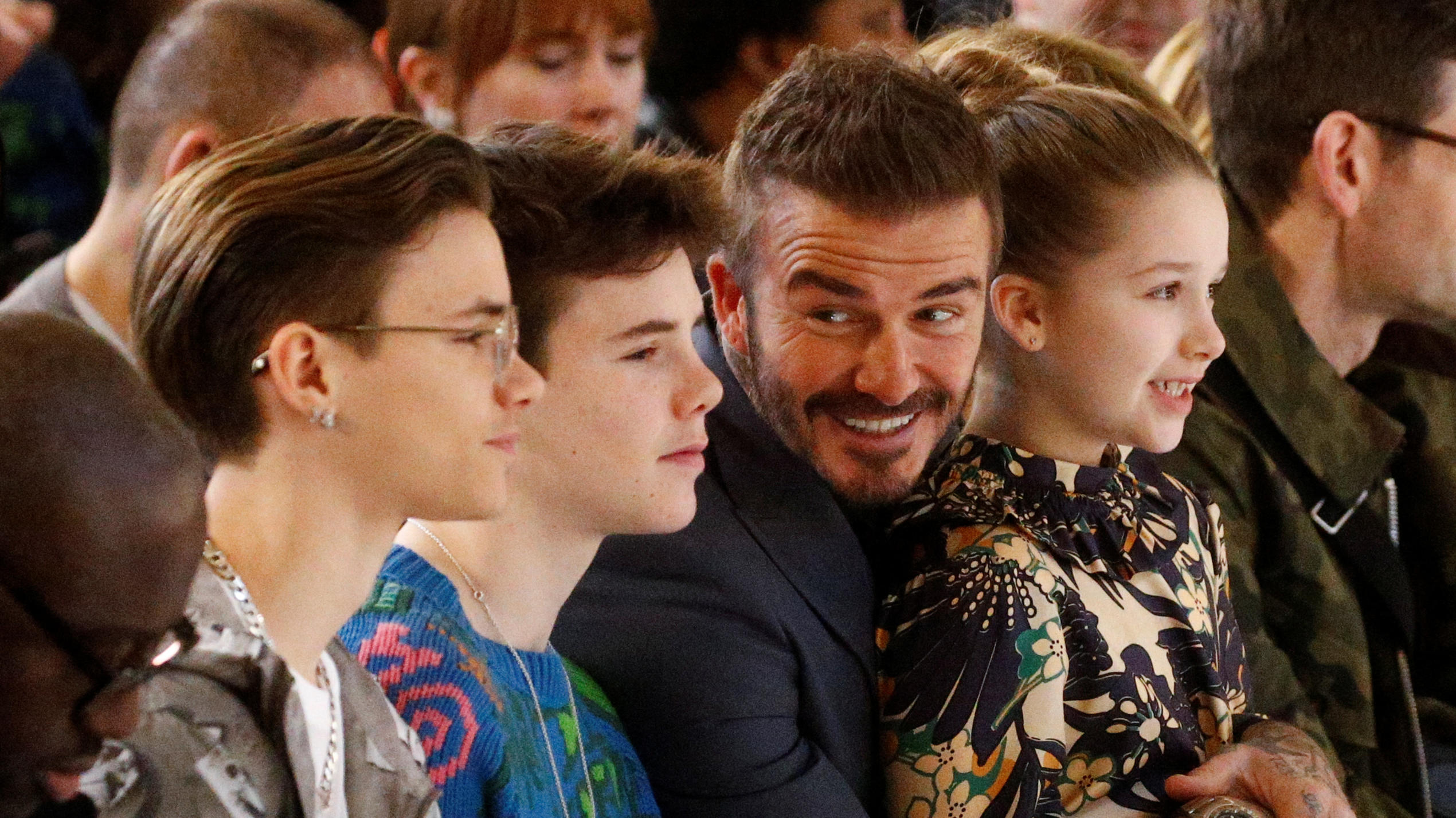 David Beckham Familie Abgefahrenes Ostern Mit Hasenohren Kuken Kostum