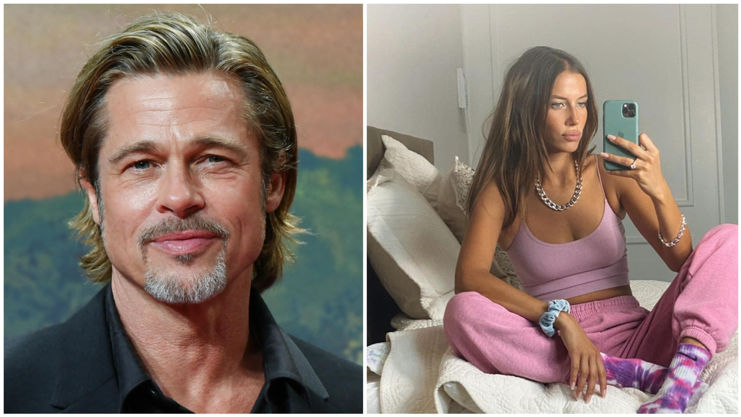 Brad Pitts Neue Freundin Nicole Poturalski Postet Kryptische Botschaften brad pitts neue freundin nicole