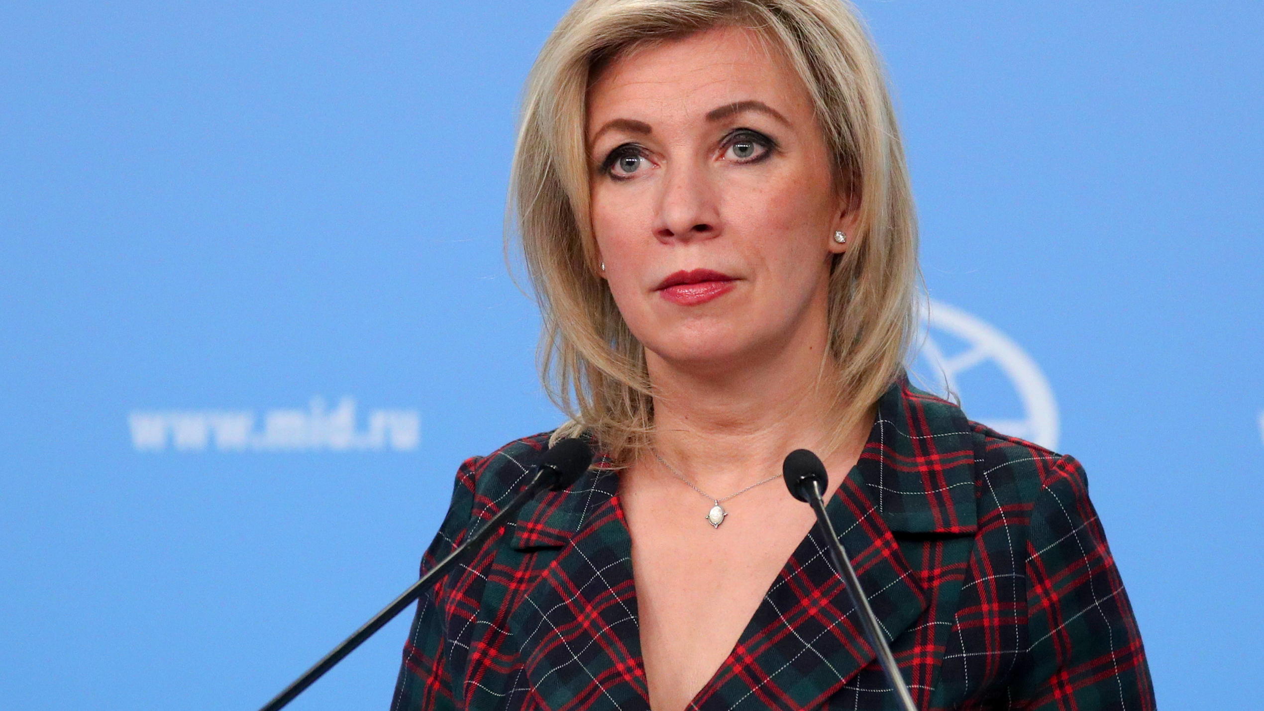 Russland, Maria Sacharowa Pressekonferenz in Moskau  MOSCOW, RUSSIA - MARCH 24, 2022: Russian Foreign Ministry Spokeswoman Maria Zakharova during a press briefing on Russia s current foreign policy. Russian Foreign Ministry/TASS PUBLICATIONxINxGERxAU