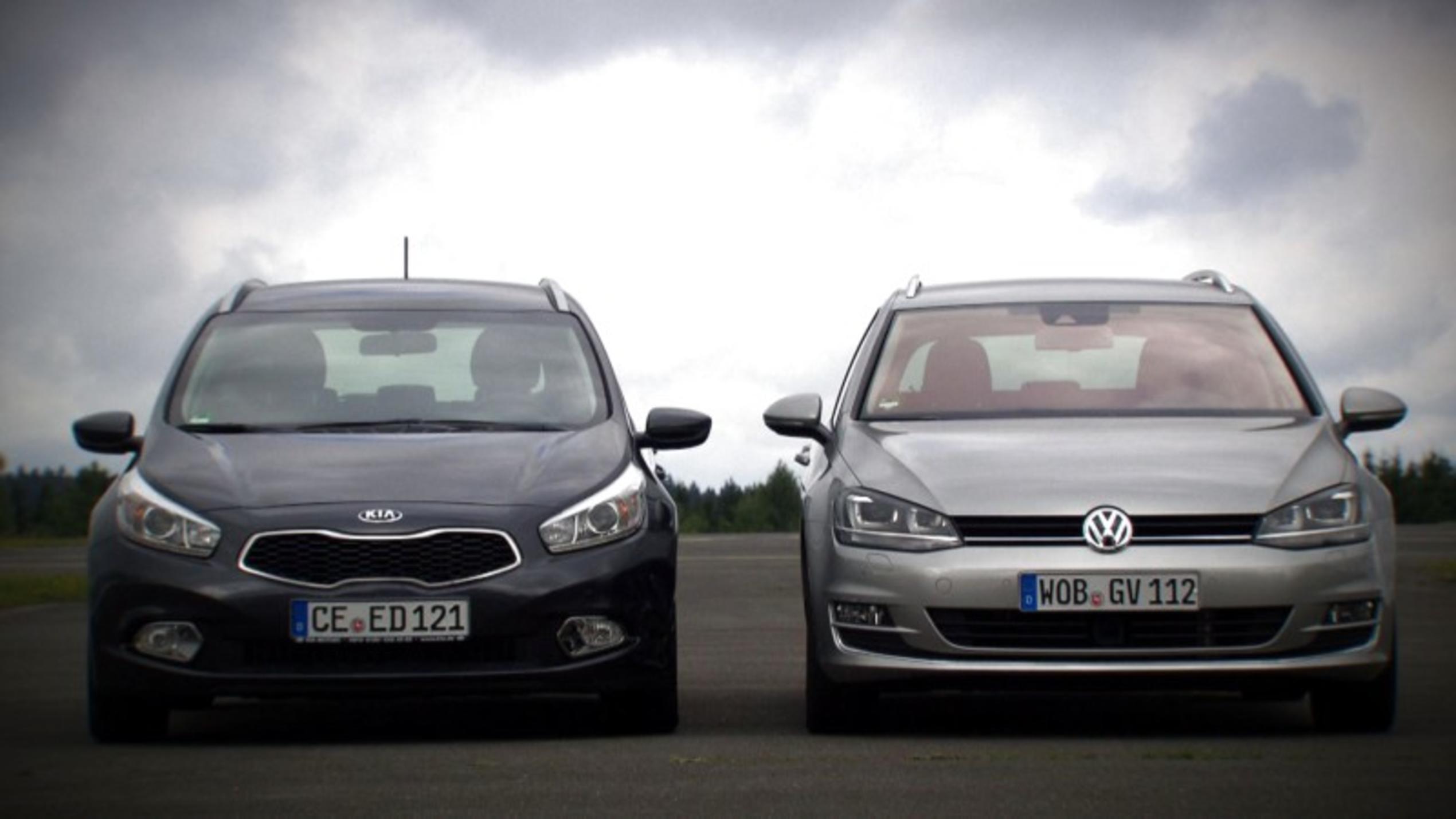 VW Golf Variant vs. Kia cee'd Sportswagon