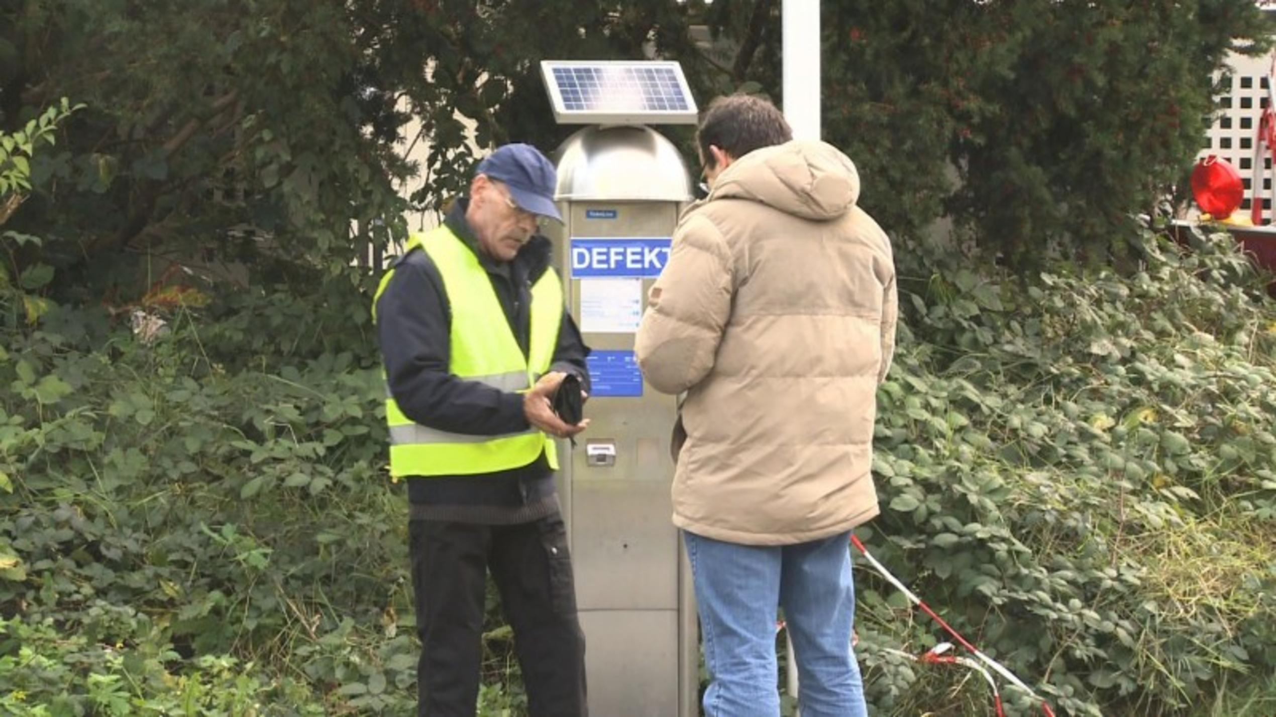 Betrugsmaschen: Defekter Parkscheinautomat