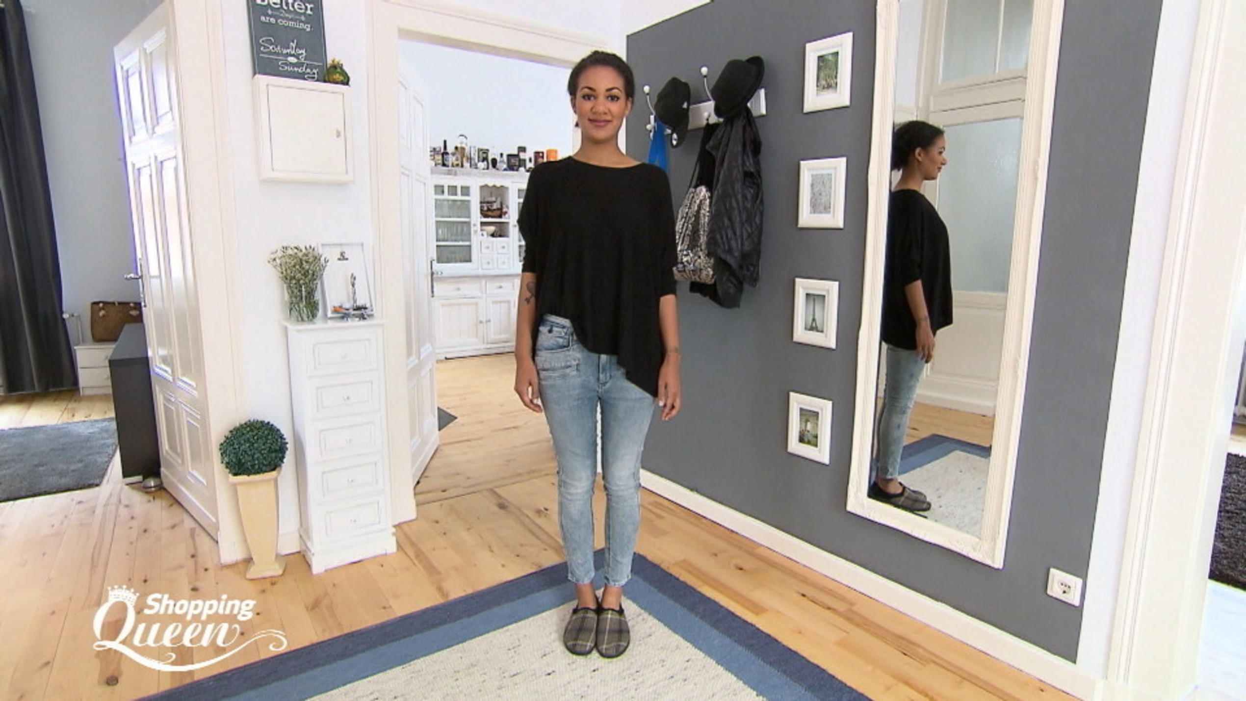 Michelle im Style-Check bei "Shopping Queen"