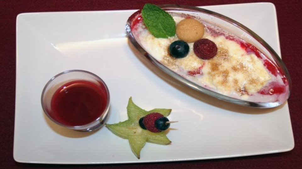 Himbeeren-Blaubeeren-Tiramisutraum