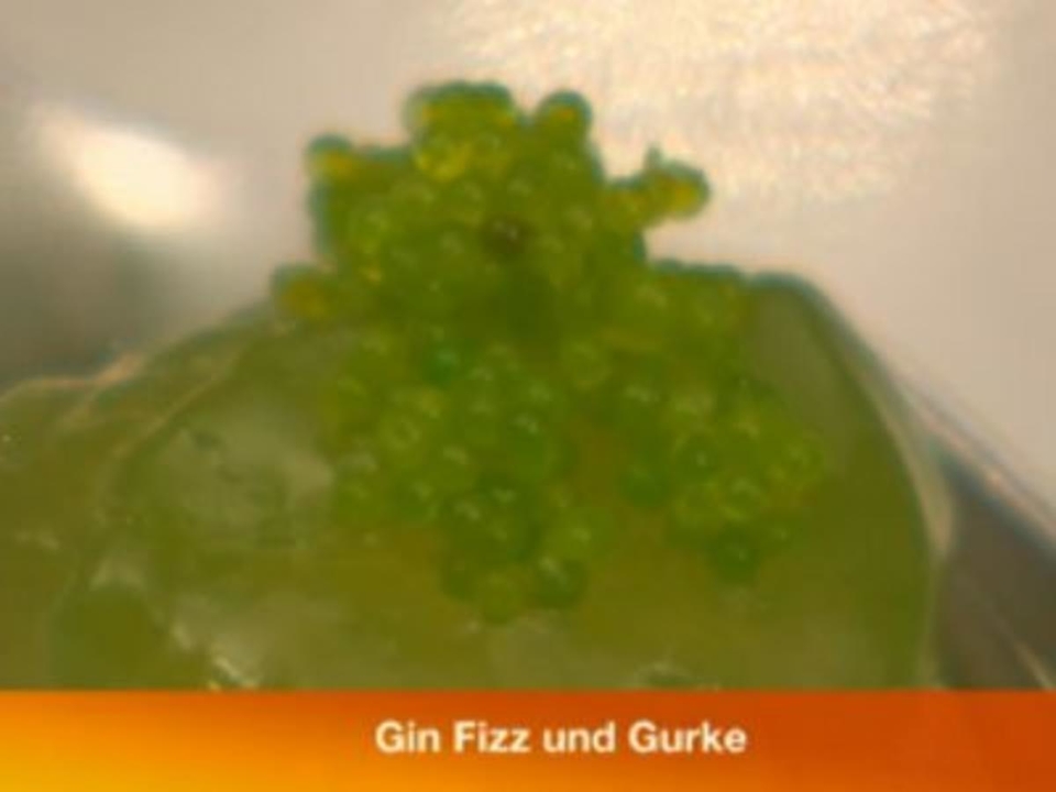 Gin Fizz und Gurkengelee