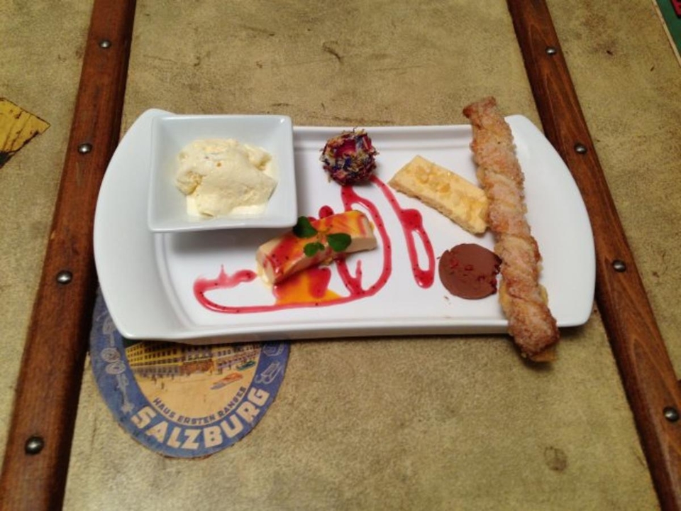 Süsses Gekitzel mit Omas Eis vom Gewürztraminer