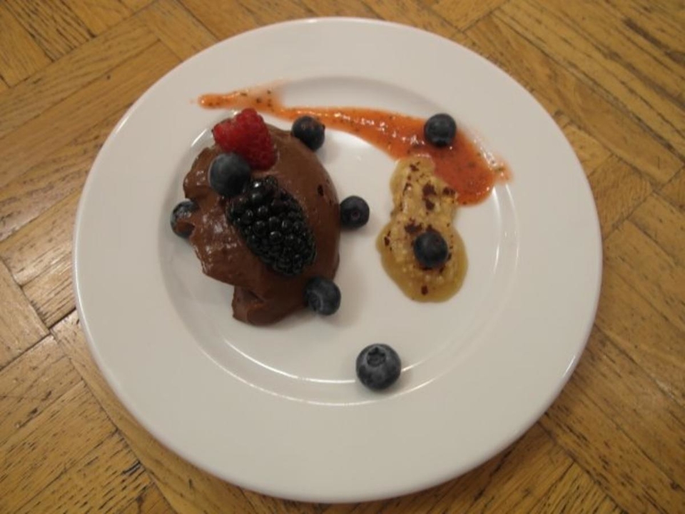 Mousse au Chocolat an Peanutbutter-Fudge