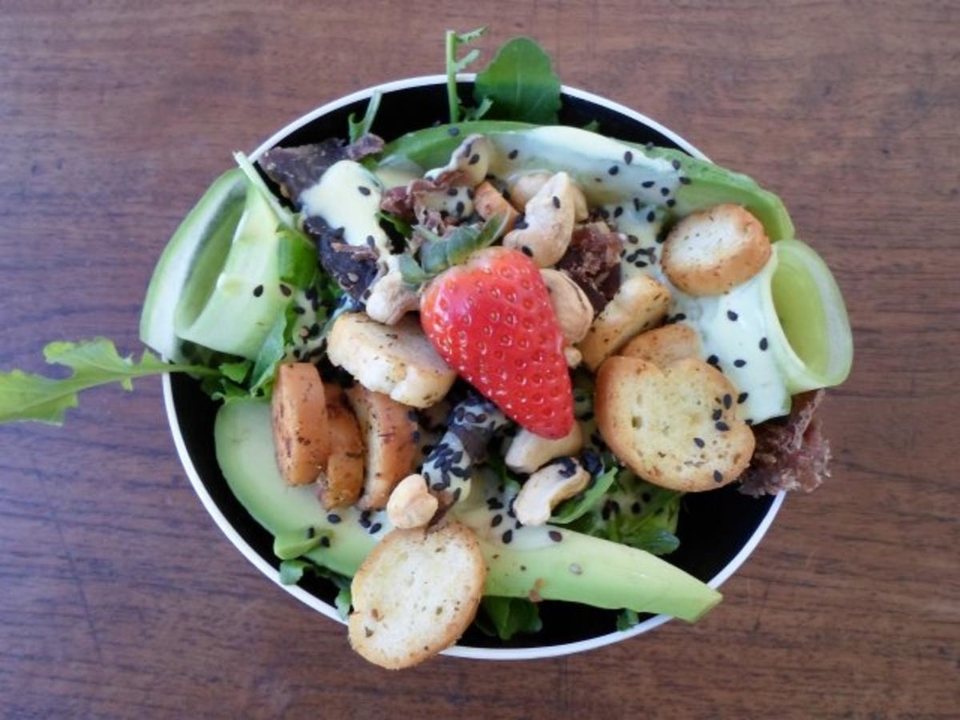 "Zickiges Zebra" - Salat mit Biltong