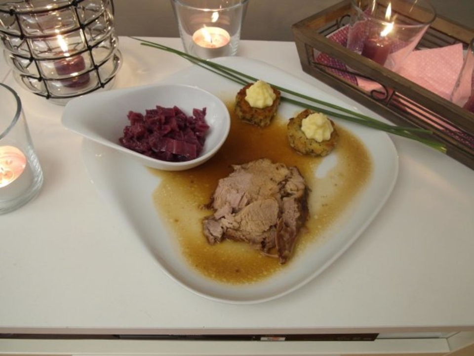 König Ludwig tischt auf (Bayrischer Schweinebraten mit Biersauce)
