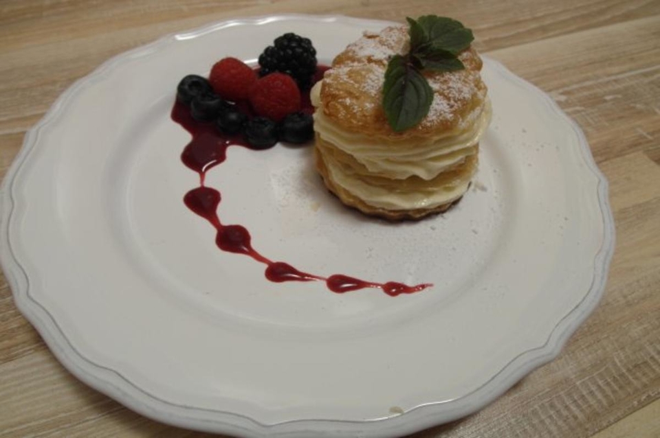 Millefoglie (Blätterteigtörtchen)