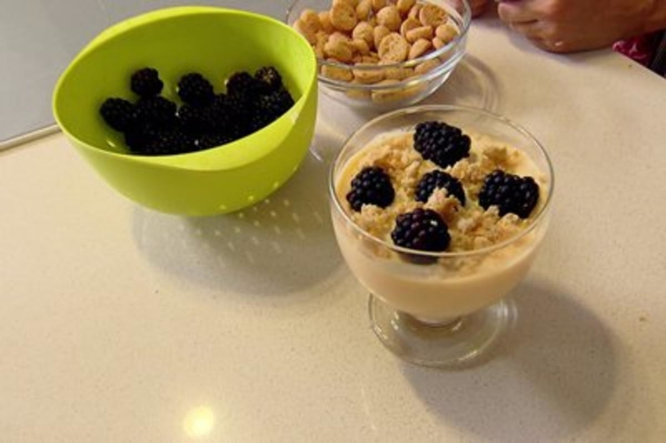 Dollys Brombeer Trifle (Nachspeise Tanja Szewczenko)