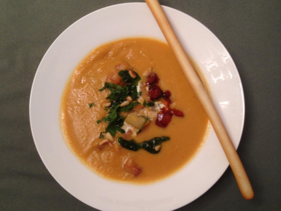 Steckrübeneintopf mit Chorizo