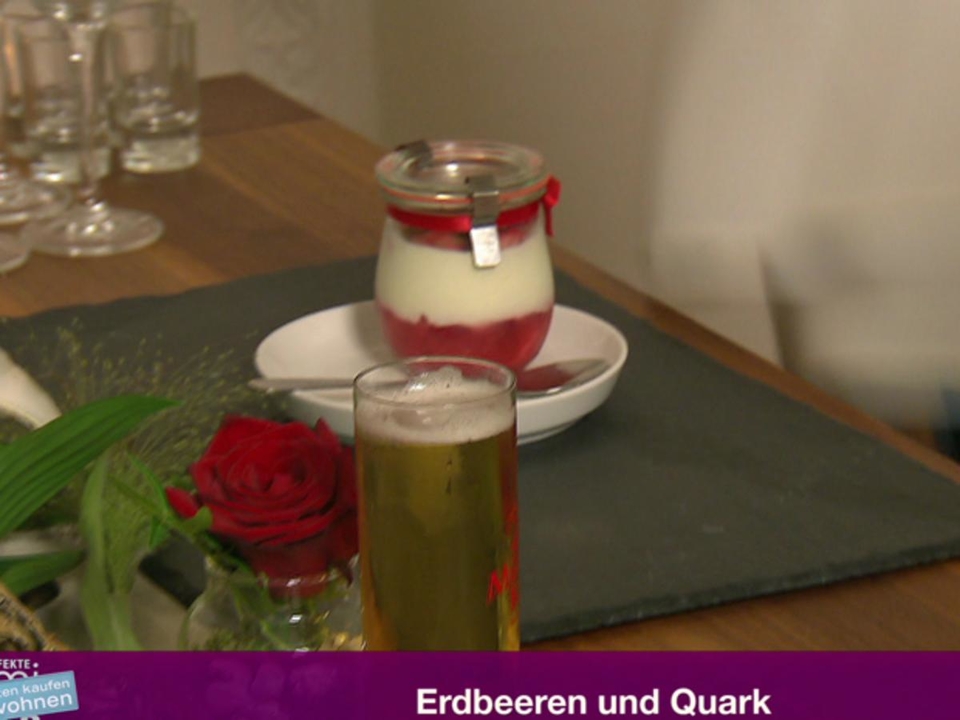 Sahnequark mit Erdbeeren (Simone Voss)