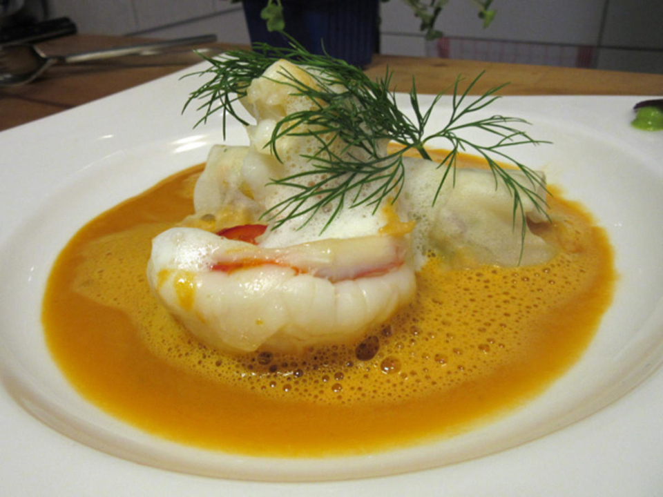 Krustentier-Cannelloni mit Chorizosud