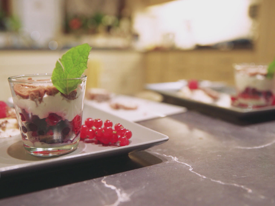 Parfait, Beerenfrüchtetiramisu, Beerenfrüchte