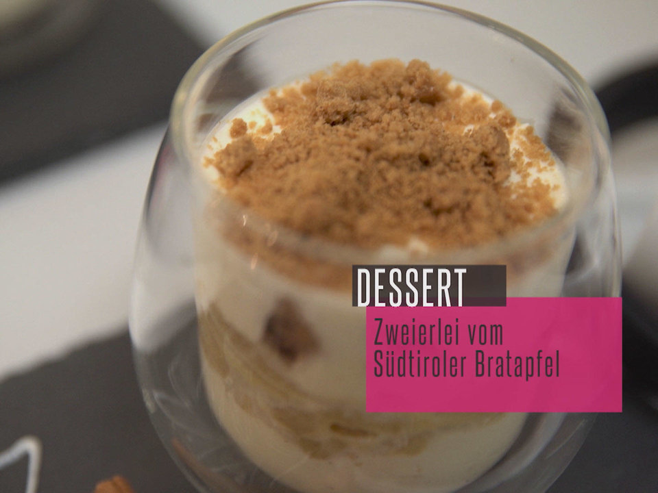 Bratapfel-Tiramisu und Apfelstrudel-Törtchen