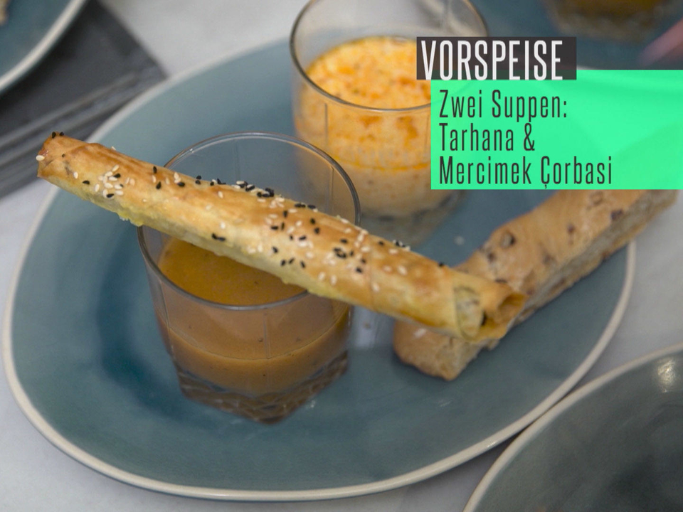 Tarhanasuppe und Joghurtsuppe