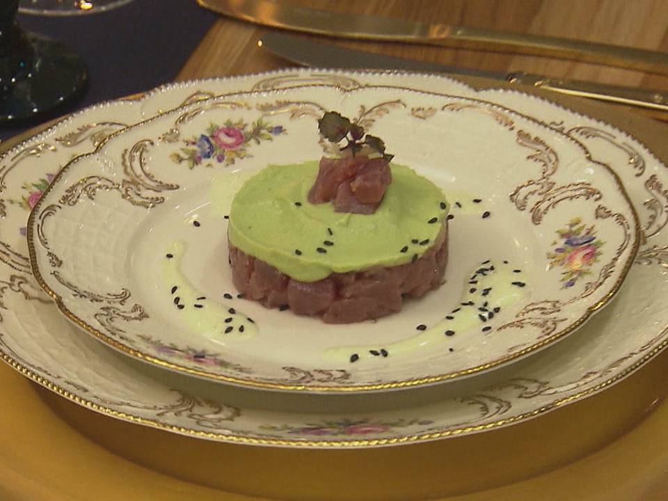 Thunfischtatar mit Wasabischaum