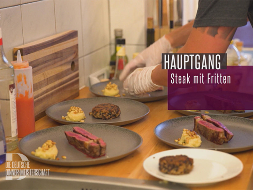 Steak mit Fritten
