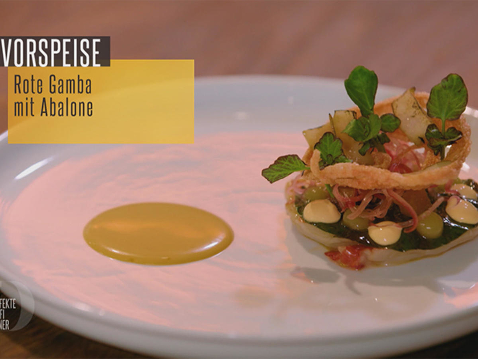Rote Gamba mit Abalone (Thomas Bühner)