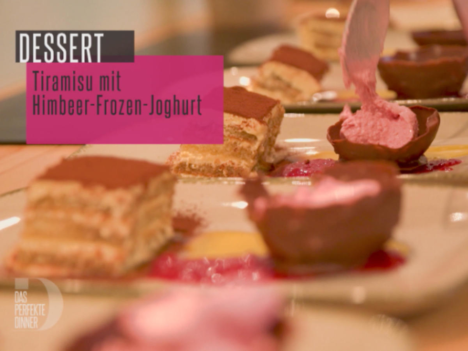 Tiramisu mit HimbeerFrozenYoghurt