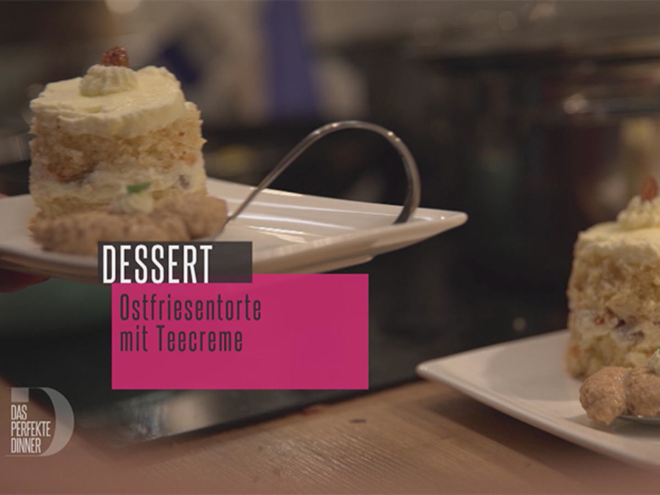 Ostfriesentorte mit Ostfriesischer Tee-Creme