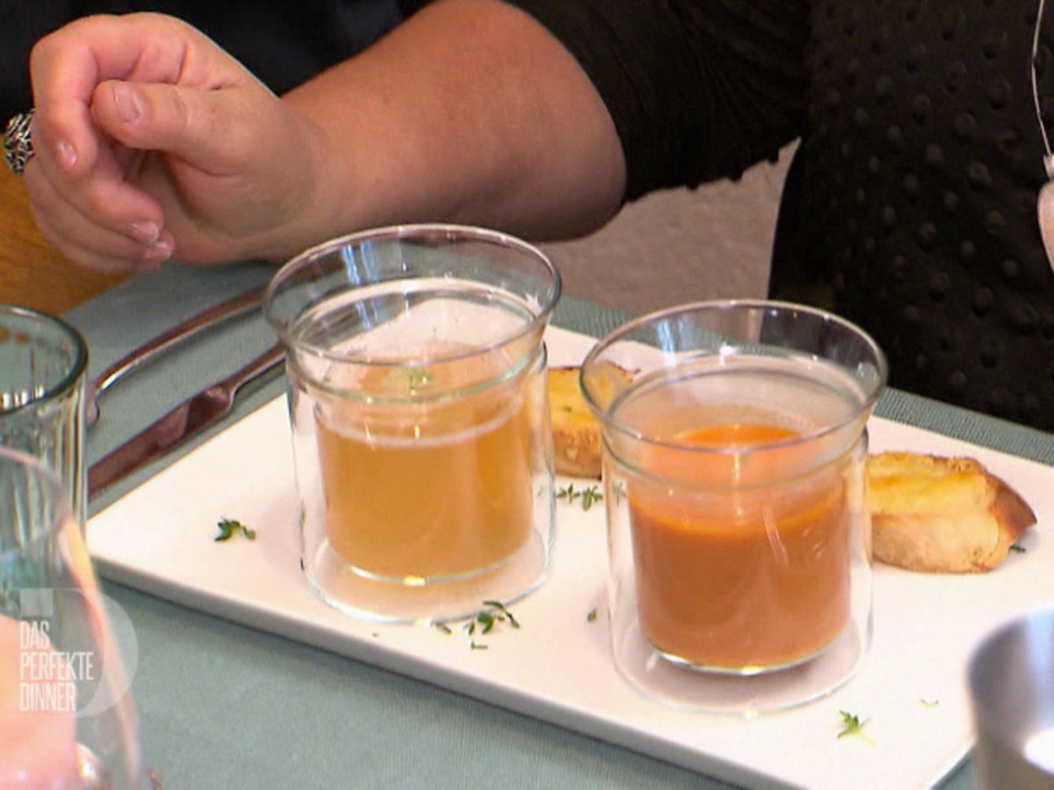 Tomatenessenz und Tourain