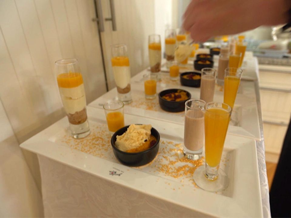 Indisches Dessert mit Gajar PaK
