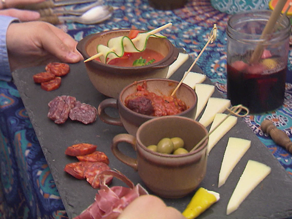 Warme und kalte Tapas