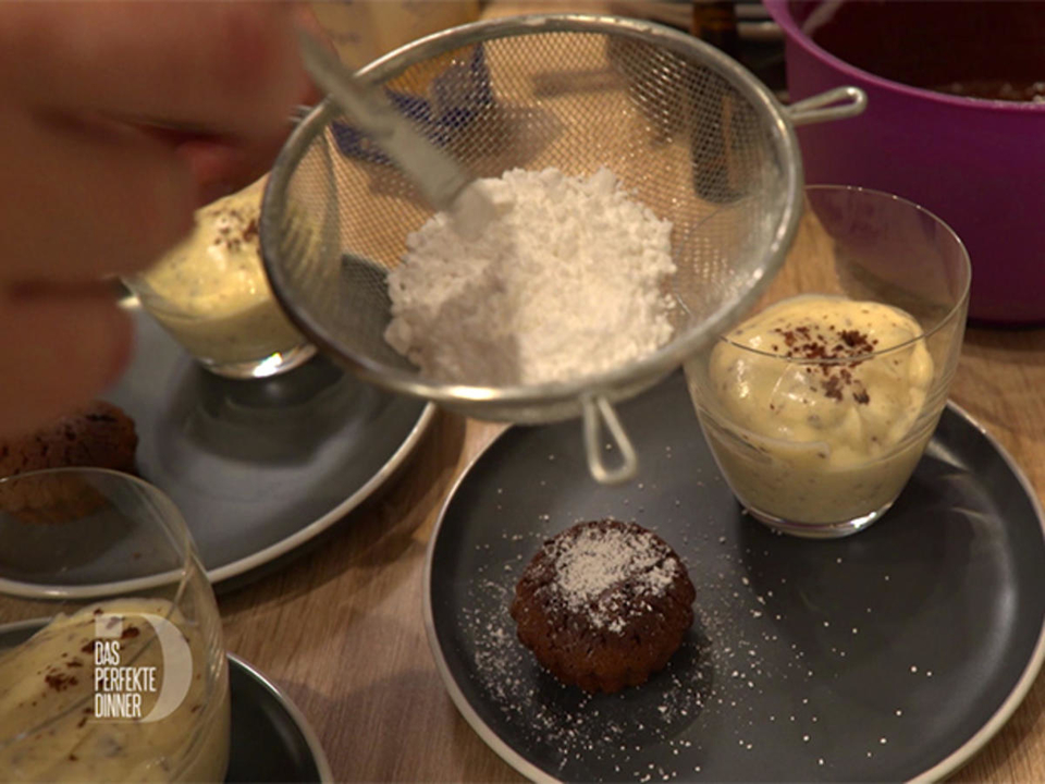 Herrencreme und Schokoküchlein