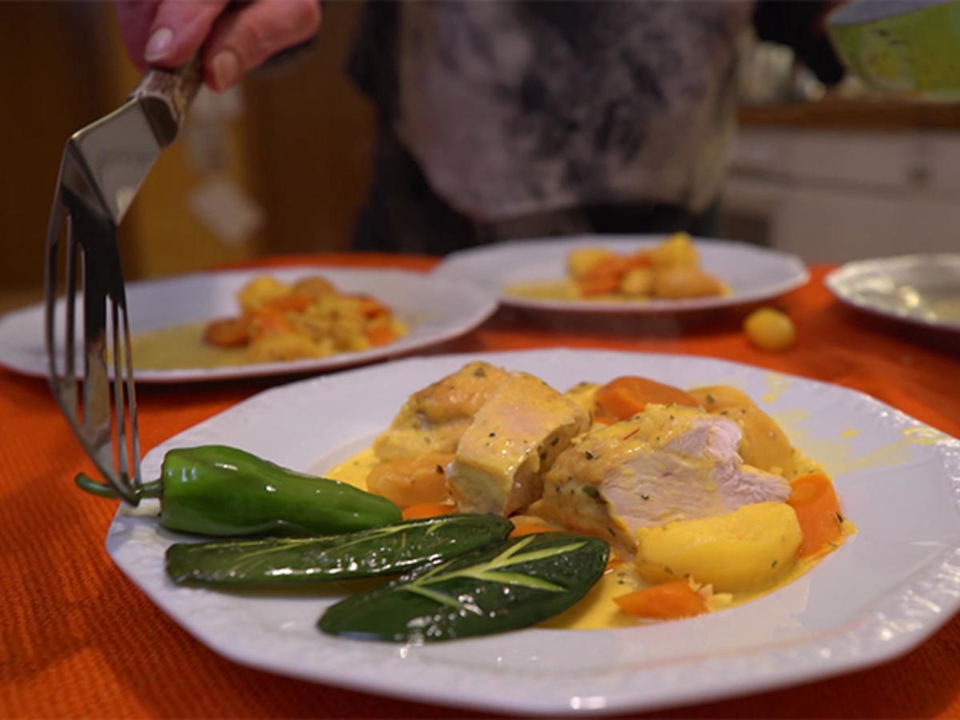 Hähnchen auf mallorquinische Art
