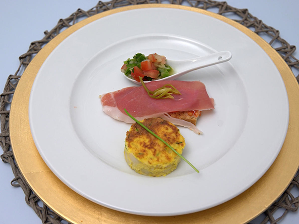 Trampo mit Tortilla und mallorquinischem Landbrot