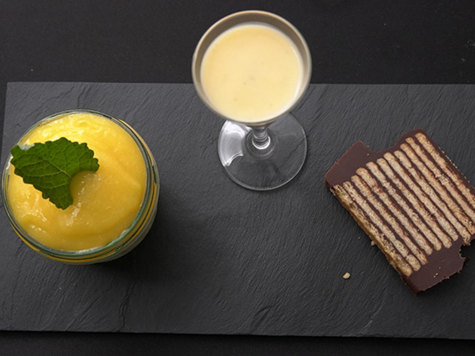 Bayerische Creme und Kalter Hund