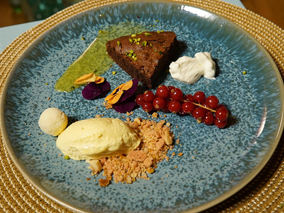 Passionsfrucht | Sauerrahm | Schokolade