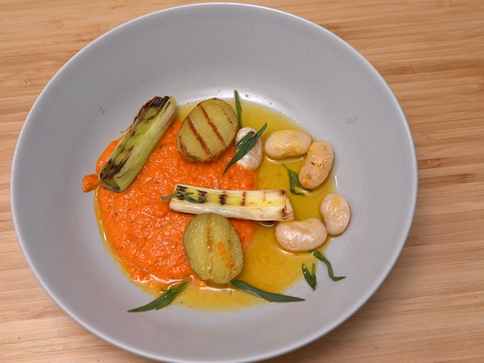 Romesco/ Safran/ Gemüse /
