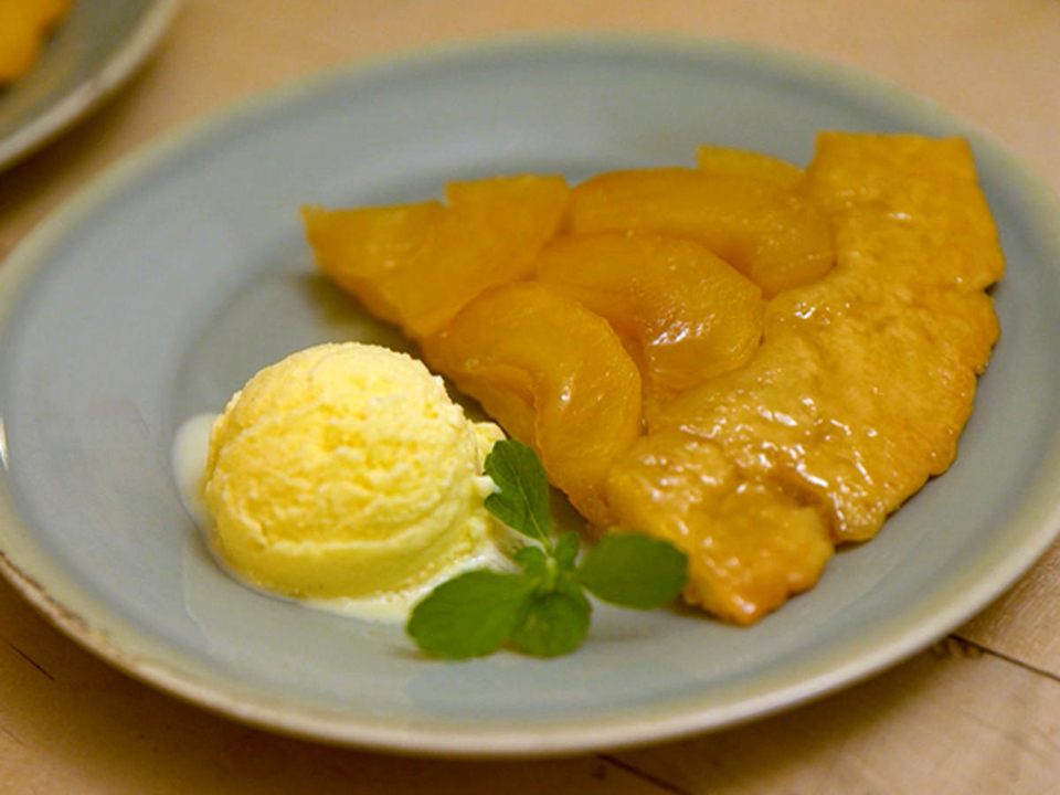 Tarte Tatin, Boule de glace